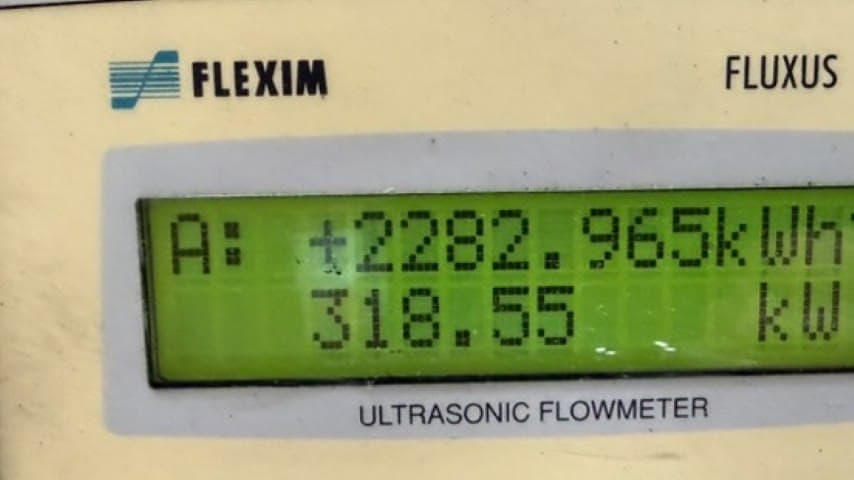11:00 Uhr — Wärmezähler kWh